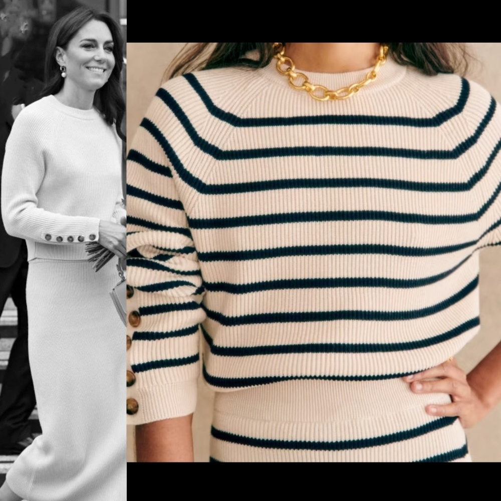 RARE Sezane Sami Jumper ASO Kate Middleton XS